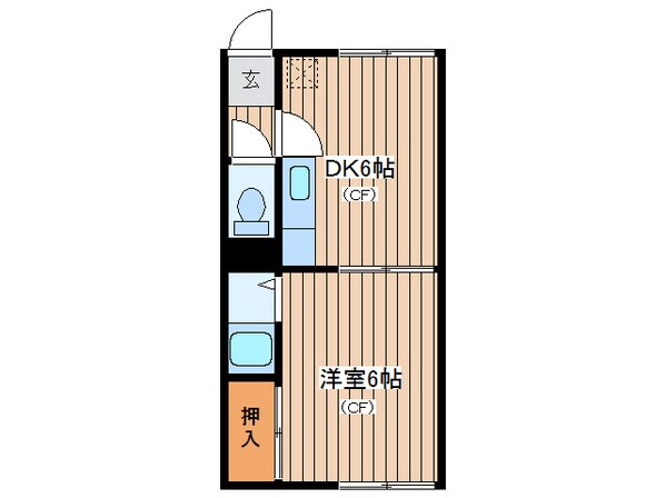 シベール58の物件間取画像